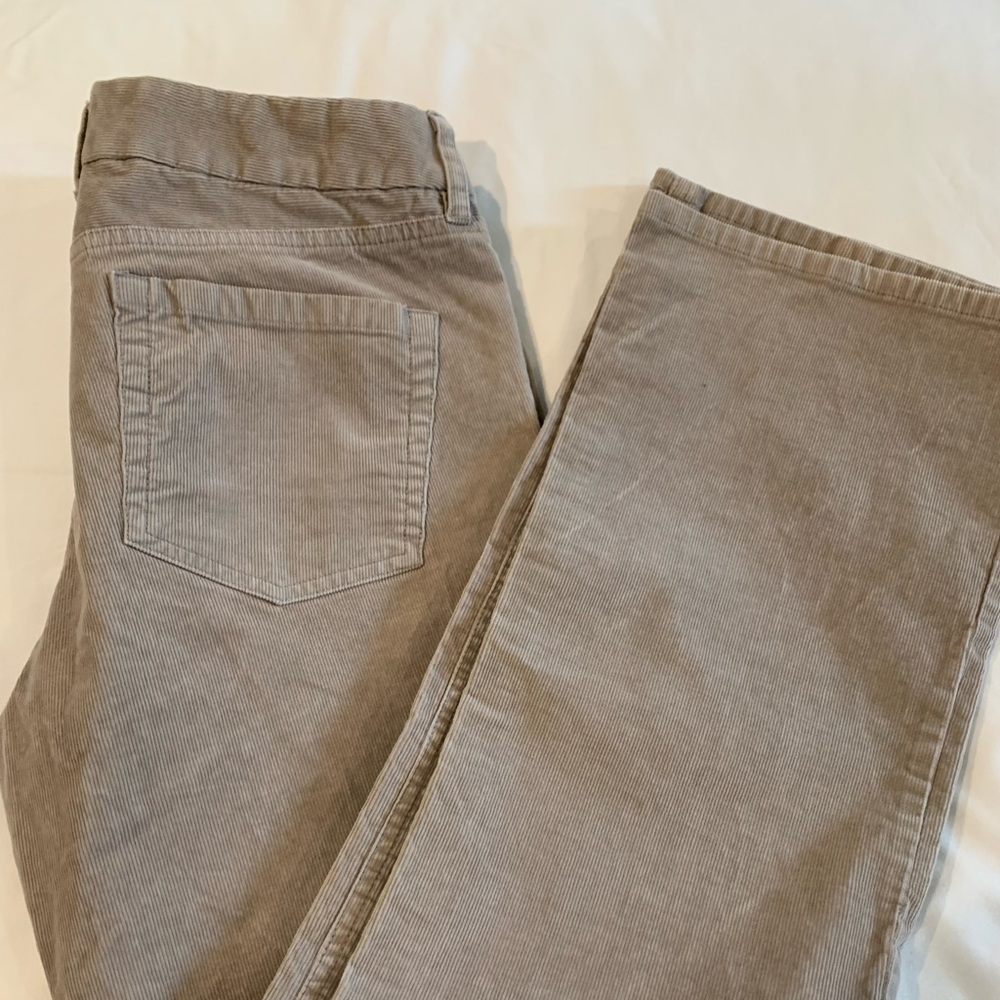 J crew Gray Corduroy pants  12R
